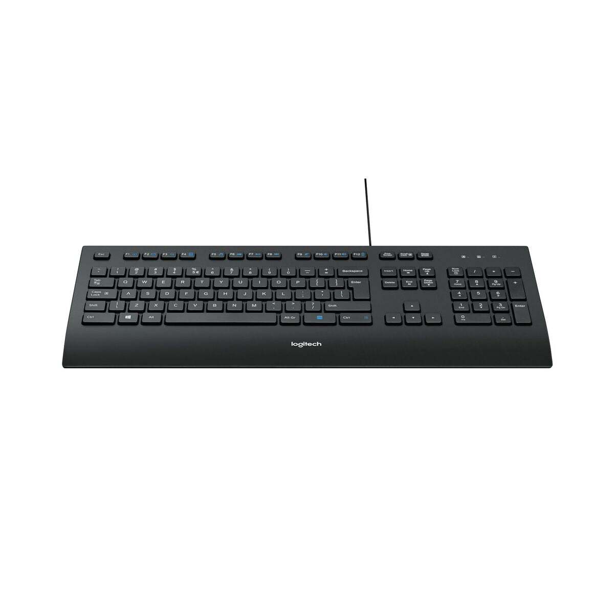 Keyboard Logitech 920-005217 Black QWERTY Qwerty US Keyboard Logitech 920-005217 Black QWERTY Qwerty US