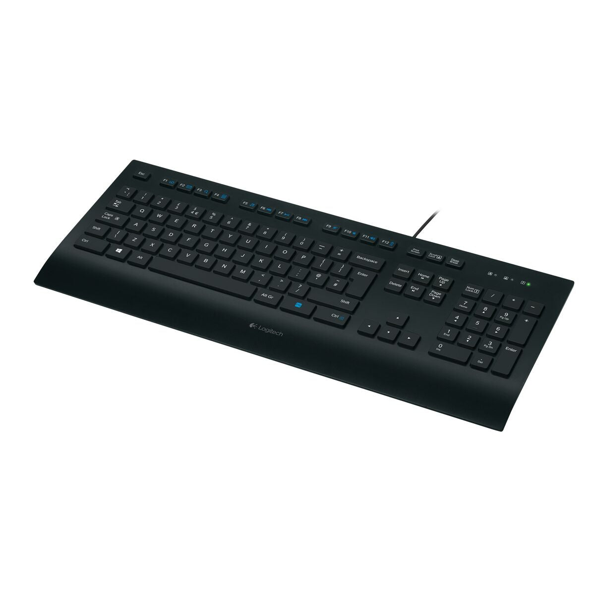 Keyboard Logitech 920-005217 Black QWERTY Qwerty US Keyboard Logitech 920-005217 Black QWERTY Qwerty US