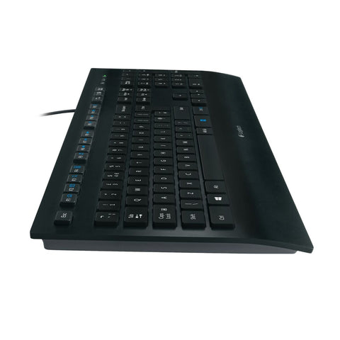 Keyboard Logitech 920-005217 Black QWERTY Qwerty US Keyboard Logitech 920-005217 Black QWERTY Qwerty US