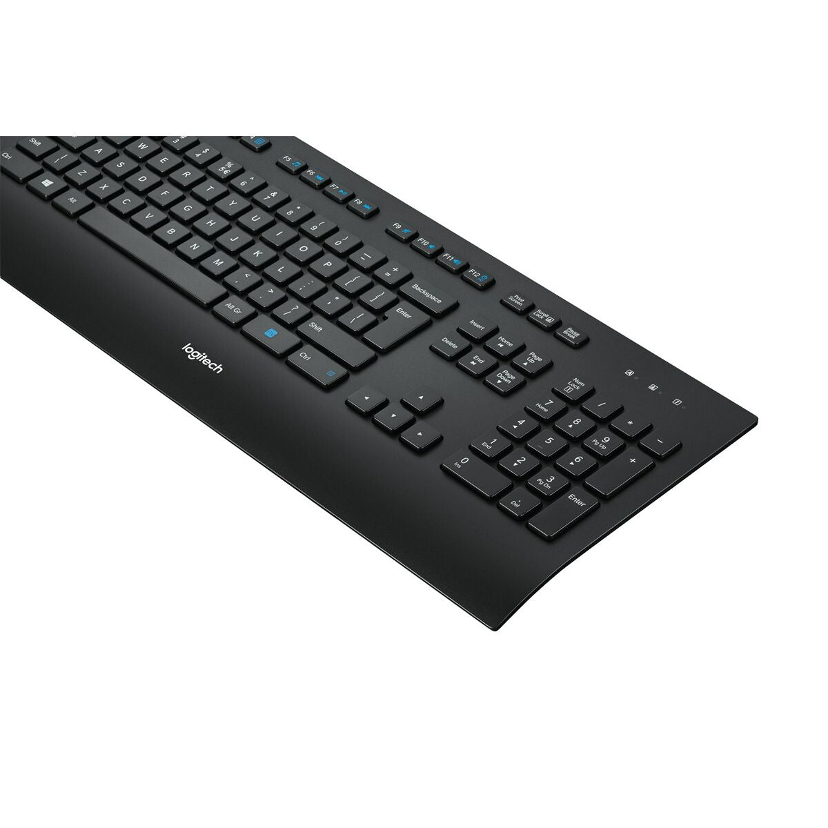 Keyboard Logitech 920-005217 Black QWERTY Qwerty US Keyboard Logitech 920-005217 Black QWERTY Qwerty US