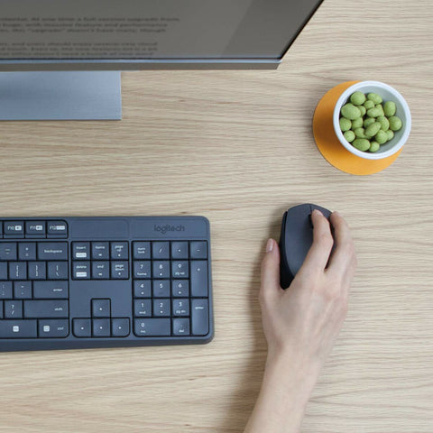 Keyboard and Wireless Mouse Logitech 920-007917 Grey Keyboard and Wireless Mouse Logitech 920-007917 Grey