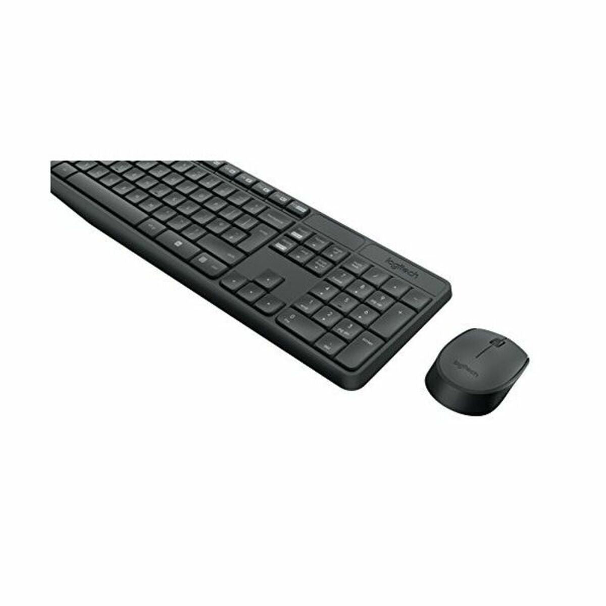 Keyboard and Wireless Mouse Logitech 920-007919 Black Grey Spanish Spanish Qwerty QWERTY Keyboard and Wireless Mouse Logitech 920-007919 Black Grey Spanish Spanish Qwerty QWERTY
