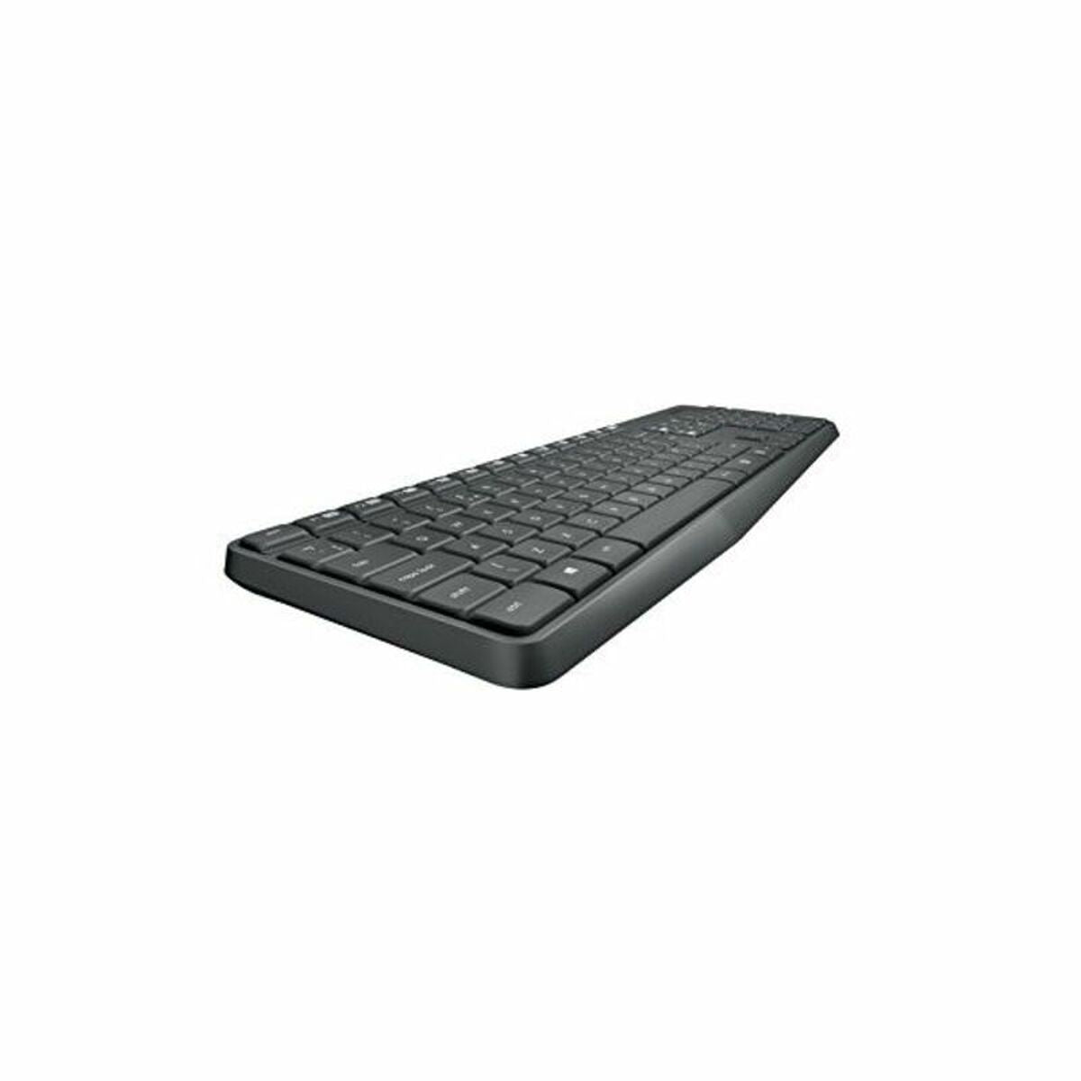 Keyboard and Wireless Mouse Logitech 920-007919 Black Grey Spanish Spanish Qwerty QWERTY Keyboard and Wireless Mouse Logitech 920-007919 Black Grey Spanish Spanish Qwerty QWERTY