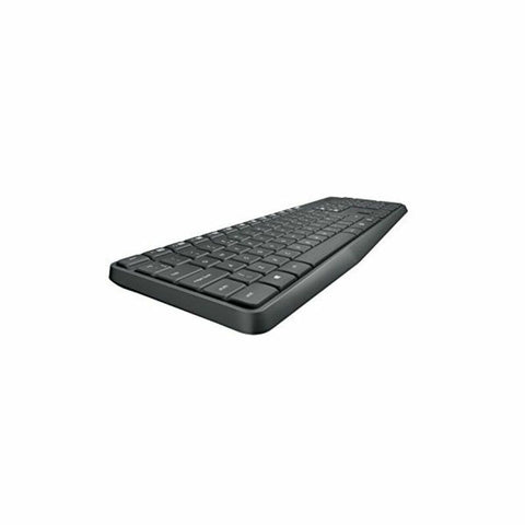 Keyboard and Wireless Mouse Logitech 920-007919 Black Grey Spanish Spanish Qwerty QWERTY Keyboard and Wireless Mouse Logitech 920-007919 Black Grey Spanish Spanish Qwerty QWERTY