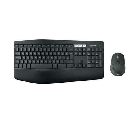 Keyboard and Mouse Logitech MK850 Black Spanish Spanish Qwerty Keyboard and Mouse Logitech MK850 Black Spanish Spanish Qwerty