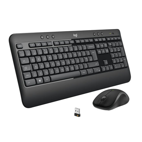 Keyboard and Mouse Logitech 920-008685 Black Qwerty US Keyboard and Mouse Logitech 920-008685 Black Qwerty US
