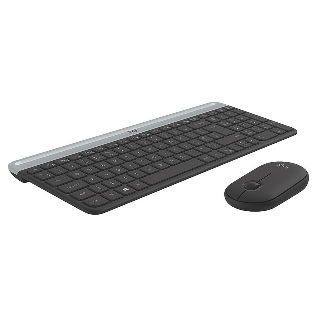 Keyboard and Mouse Logitech 920-009190 Black Grey French AZERTY Keyboard and Mouse Logitech 920-009190 Black Grey French AZERTY