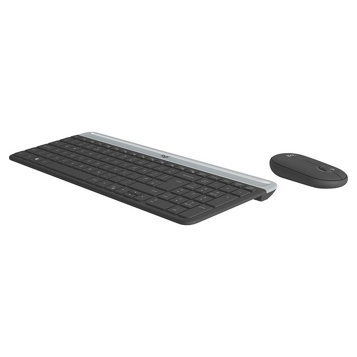 Keyboard and Mouse Logitech 920-009190 Black Grey French AZERTY Keyboard and Mouse Logitech 920-009190 Black Grey French AZERTY