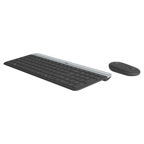 Keyboard and Mouse Logitech 920-009190 Black Grey French AZERTY Keyboard and Mouse Logitech 920-009190 Black Grey French AZERTY