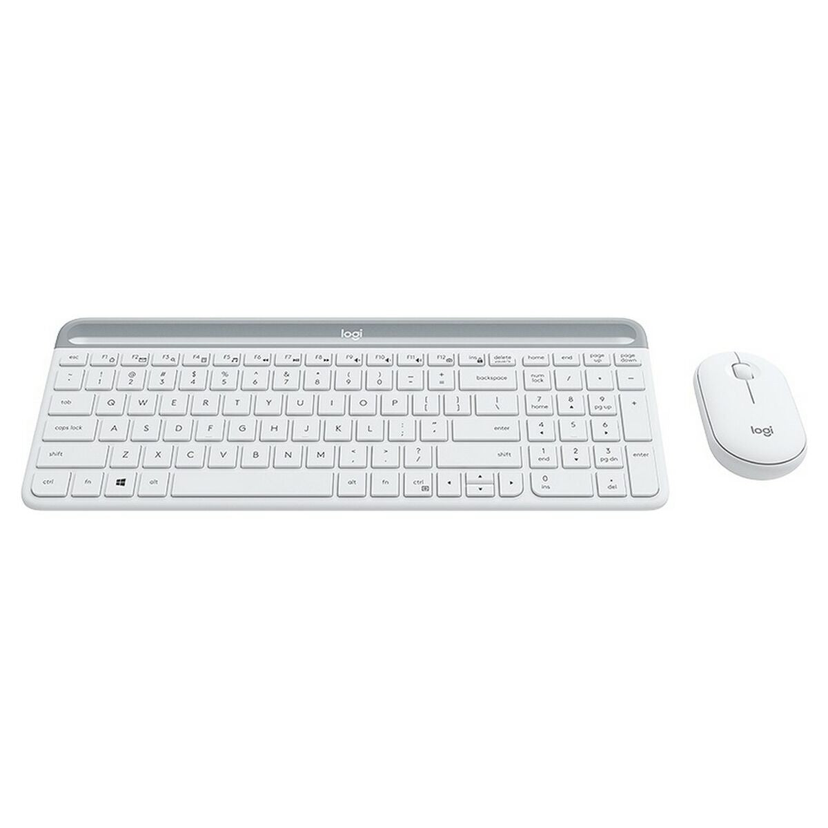 Keyboard and Mouse Logitech  MK470 White French AZERTY Keyboard and Mouse Logitech  MK470 White French AZERTY
