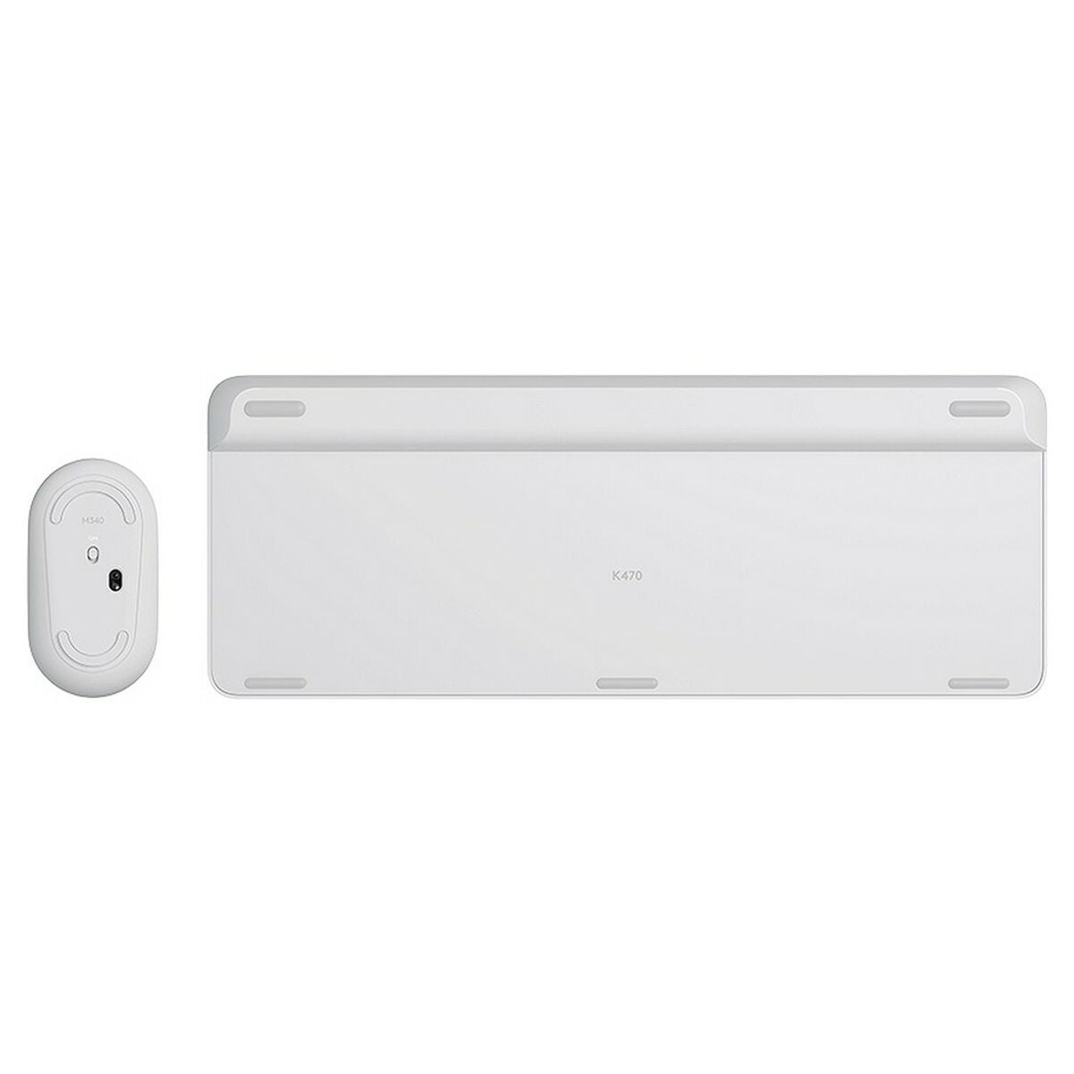 Keyboard and Mouse Logitech  MK470 White French AZERTY Keyboard and Mouse Logitech  MK470 White French AZERTY