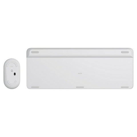 Keyboard and Mouse Logitech  MK470 White French AZERTY Keyboard and Mouse Logitech  MK470 White French AZERTY