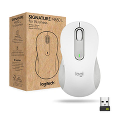 Wireless Mouse Logitech White 4000 dpi Wireless Mouse Logitech White 4000 dpi
