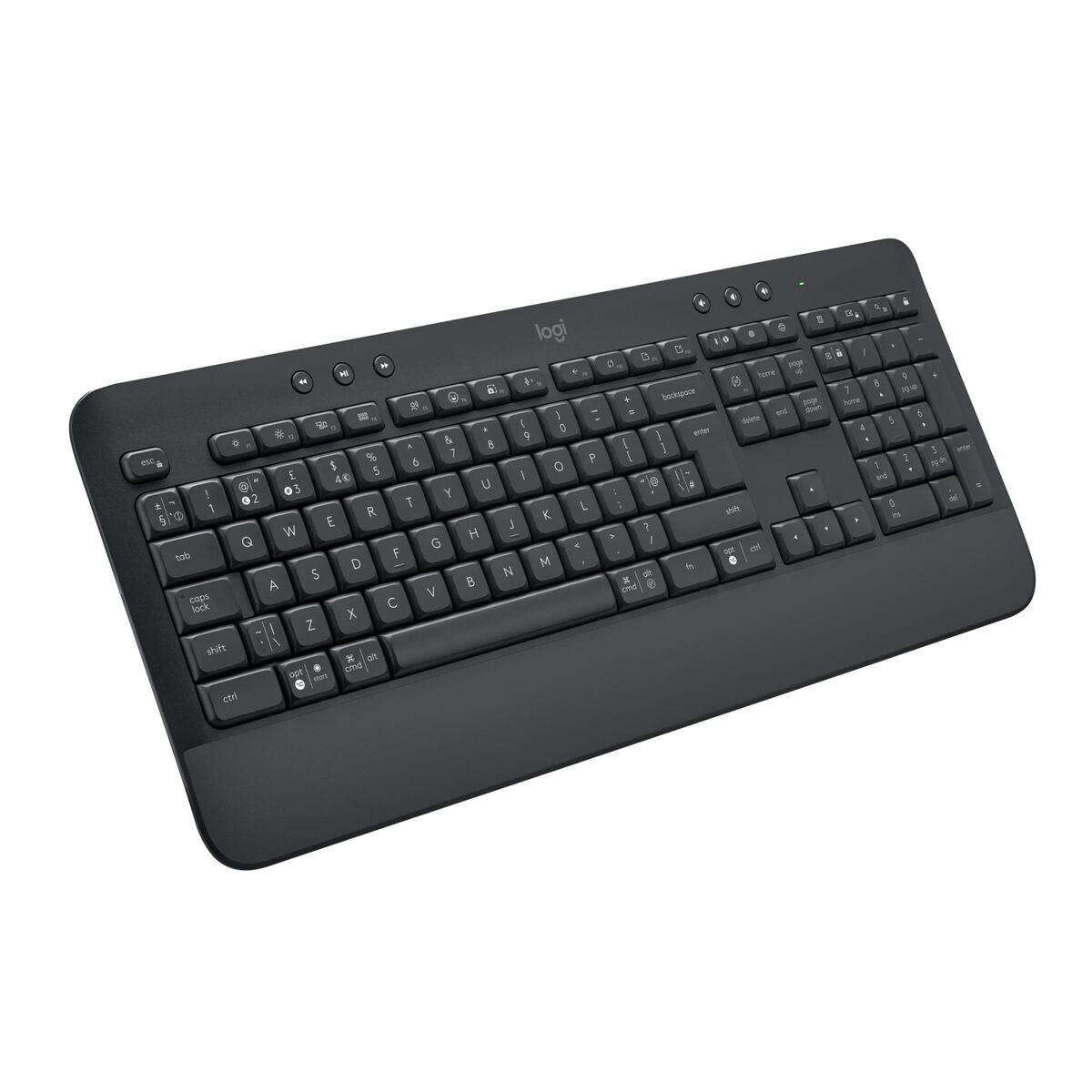 Keyboard Logitech 920-010918 Graphite Spanish Qwerty QWERTY Keyboard Logitech 920-010918 Graphite Spanish Qwerty QWERTY