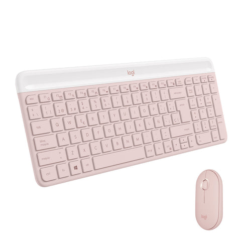 Keyboard and Wireless Mouse Logitech MK470 Spanish Qwerty Keyboard and Wireless Mouse Logitech MK470 Spanish Qwerty