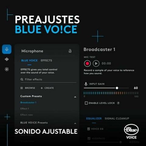 Microphone Logitech 988-000551 Black Microphone Logitech 988-000551 Black