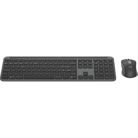 Keyboard and Mouse Logitech MK950 Graphite Spanish Qwerty Keyboard and Mouse Logitech MK950 Graphite Spanish Qwerty