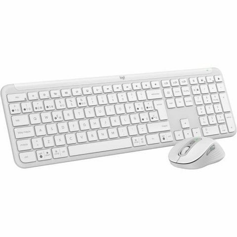 Keyboard and Mouse Logitech 920-012596 White Spanish QWERTY Keyboard and Mouse Logitech 920-012596 White Spanish QWERTY