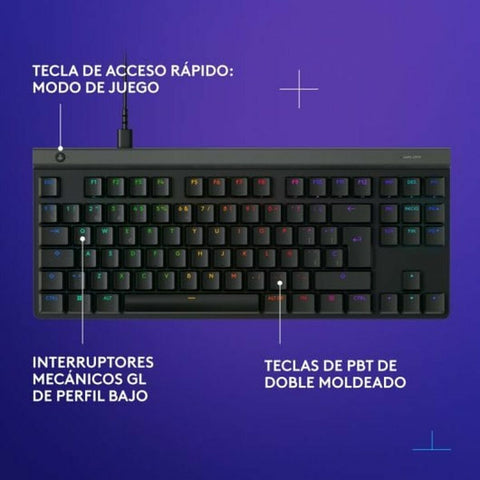 Keyboard and Mouse Logitech 920-012891 Black Spanish Qwerty Keyboard and Mouse Logitech 920-012891 Black Spanish Qwerty