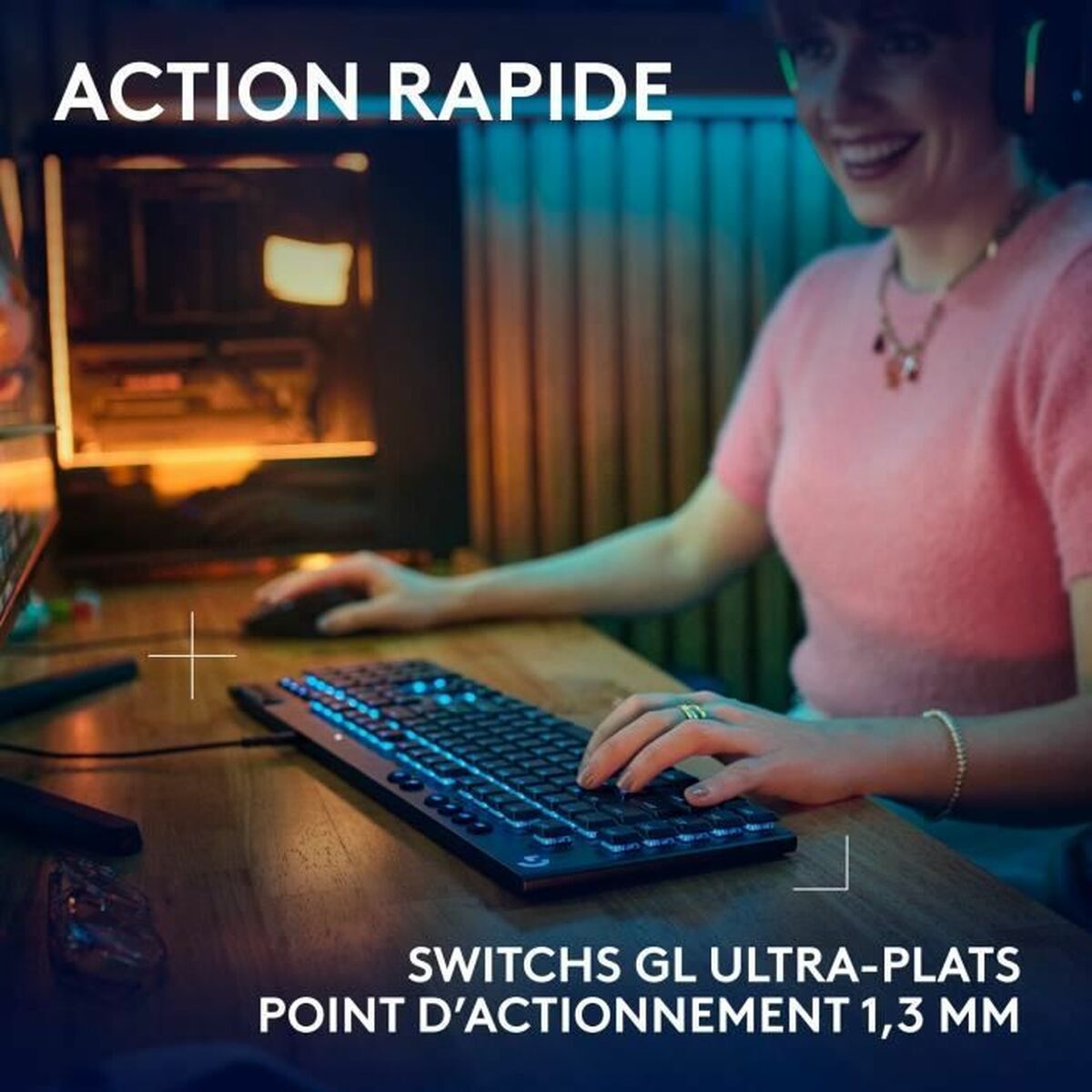 Keyboard Logitech G915 X Black AZERTY Keyboard Logitech G915 X Black AZERTY