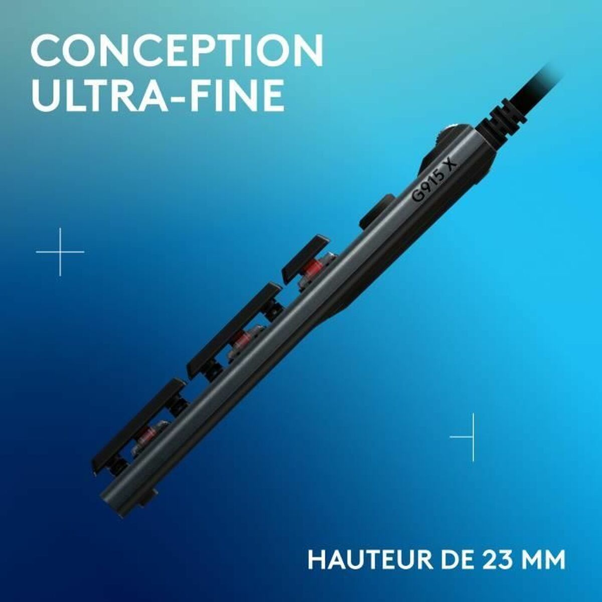 Keyboard Logitech G915 X Black AZERTY Keyboard Logitech G915 X Black AZERTY