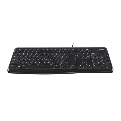 Keyboard Logitech 920-002488 Black Spanish Qwerty AZERTY Keyboard Logitech 920-002488 Black Spanish Qwerty AZERTY