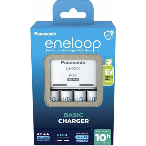 Battery charger Panasonic K-KJ51MCD40E Batteries x 4 Battery charger Panasonic K-KJ51MCD40E Batteries x 4