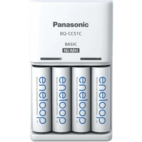 Battery charger Panasonic K-KJ51MCD40E Batteries x 4 Battery charger Panasonic K-KJ51MCD40E Batteries x 4