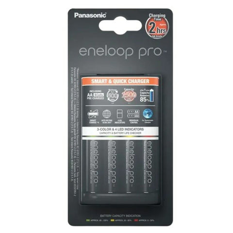 Battery charger Panasonic K-KJ55HCD40E Batteries x 4 Battery charger Panasonic K-KJ55HCD40E Batteries x 4