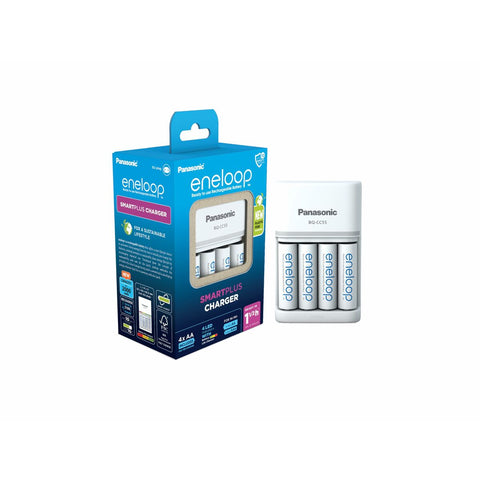 Battery charger Panasonic K-KJ55MCD40E Batteries x 4 Battery charger Panasonic K-KJ55MCD40E Batteries x 4