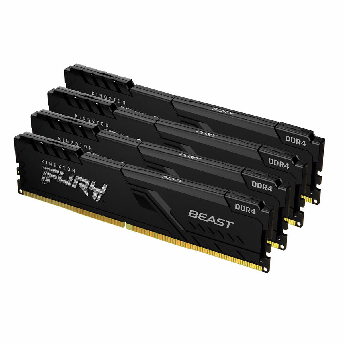 RAM Memory Kingston KF432C16BBK4/32 32 GB DDR4 CL16 RAM Memory Kingston KF432C16BBK4/32 32 GB DDR4 CL16