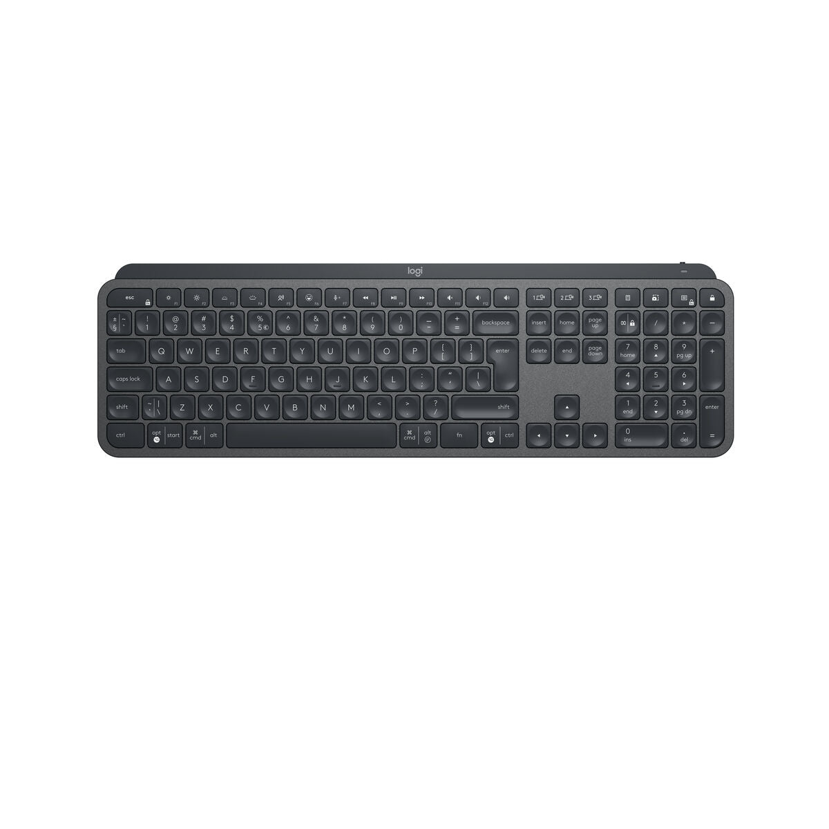 Keyboard Logitech MX KEYS Graphite Spanish Qwerty Keyboard Logitech MX KEYS Graphite Spanish Qwerty