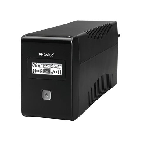 Uninterruptible Power Supply System Interactive UPS Phasak PH 9465 650 VA Uninterruptible Power Supply System Interactive UPS Phasak PH 9465 650 VA