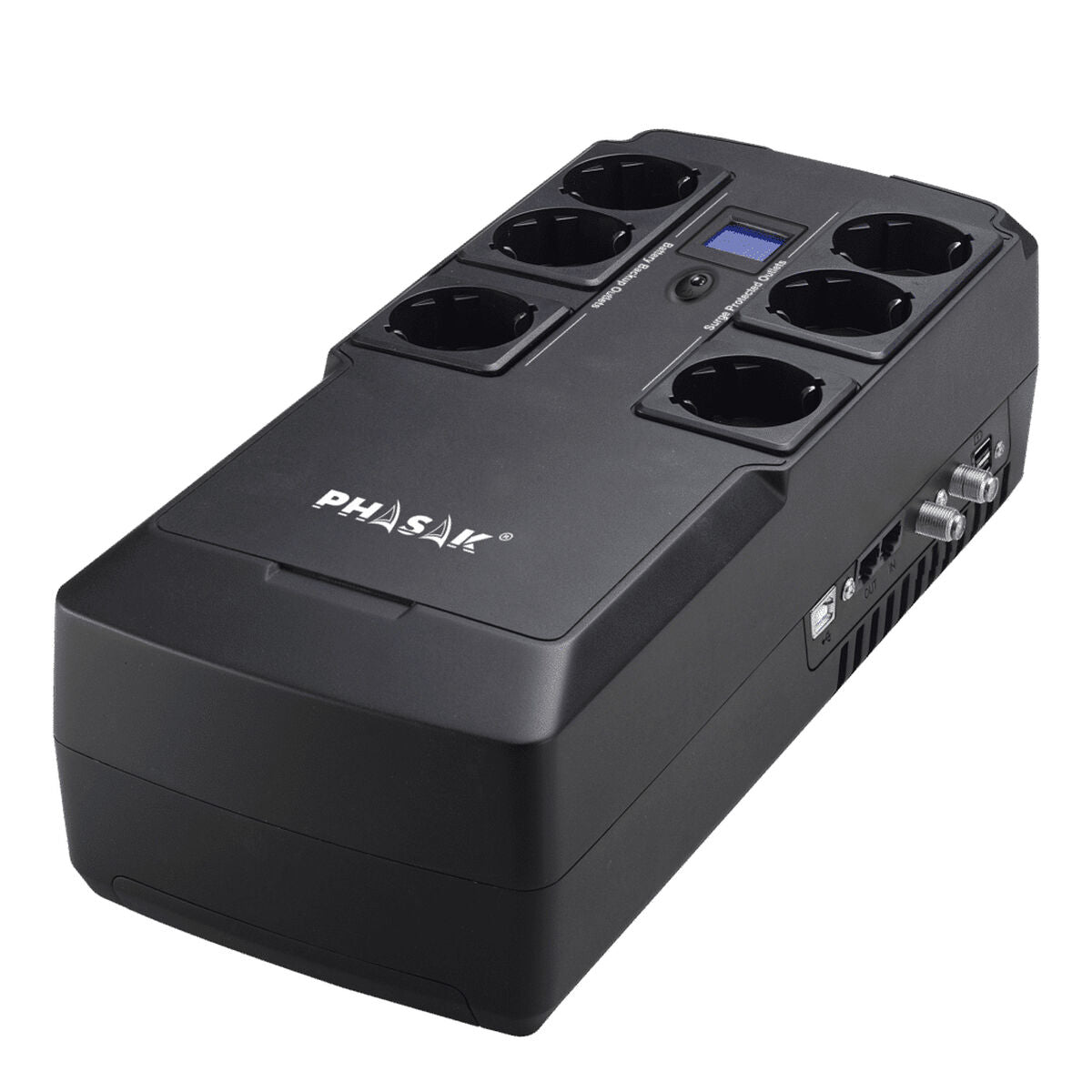 Uninterruptible Power Supply System Interactive UPS Phasak PH 9478 800 VA Uninterruptible Power Supply System Interactive UPS Phasak PH 9478 800 VA