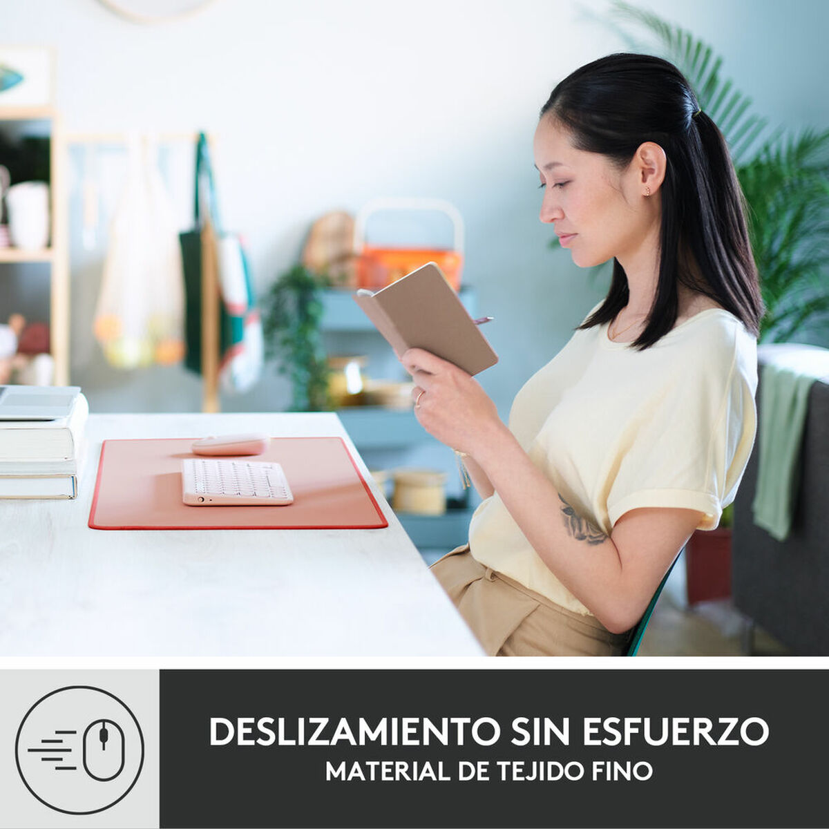 Mouse Mat Logitech 956-000053 Pink Mouse Mat Logitech 956-000053 Pink