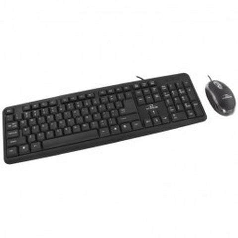 Keyboard and Mouse Titanum TK106 White Black Keyboard and Mouse Titanum TK106 White Black