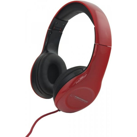 Headphones Esperanza EH138R Black Red Headphones Esperanza EH138R Black Red
