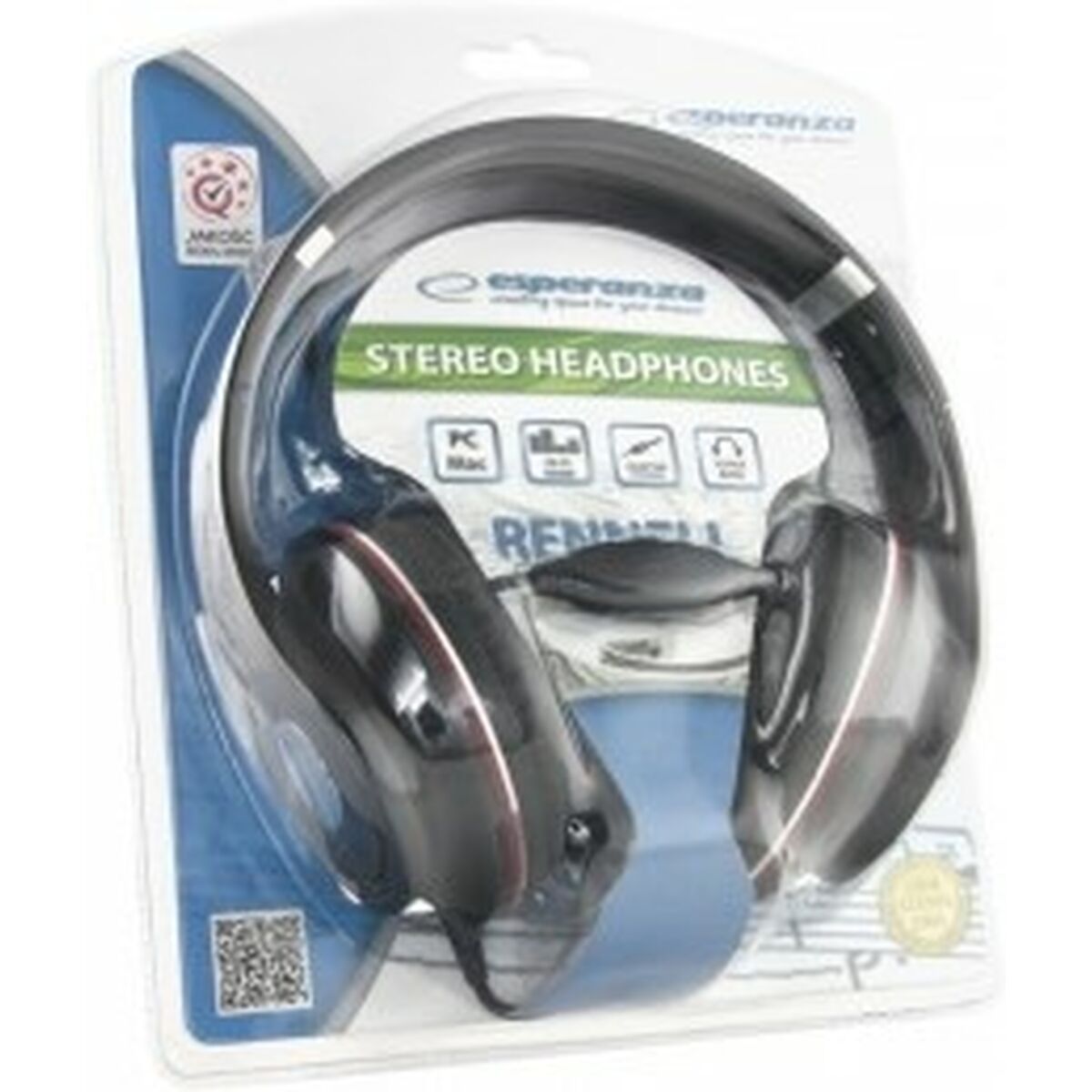 Headphones Esperanza EH141K Black Headphones Esperanza EH141K Black