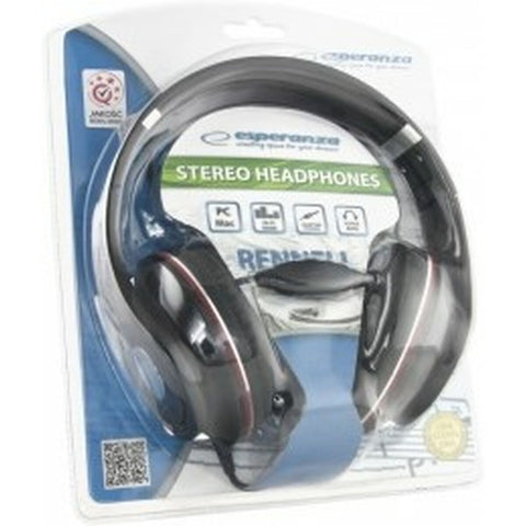 Headphones Esperanza EH141K Black Headphones Esperanza EH141K Black