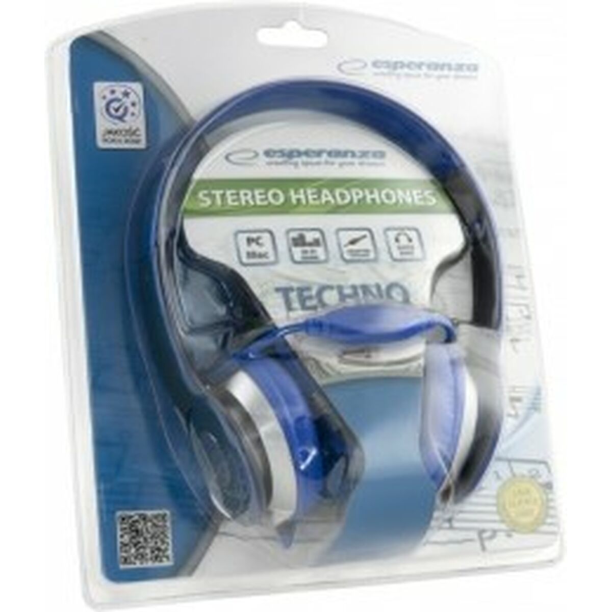 Headphones Esperanza EH145B Blue Headphones Esperanza EH145B Blue
