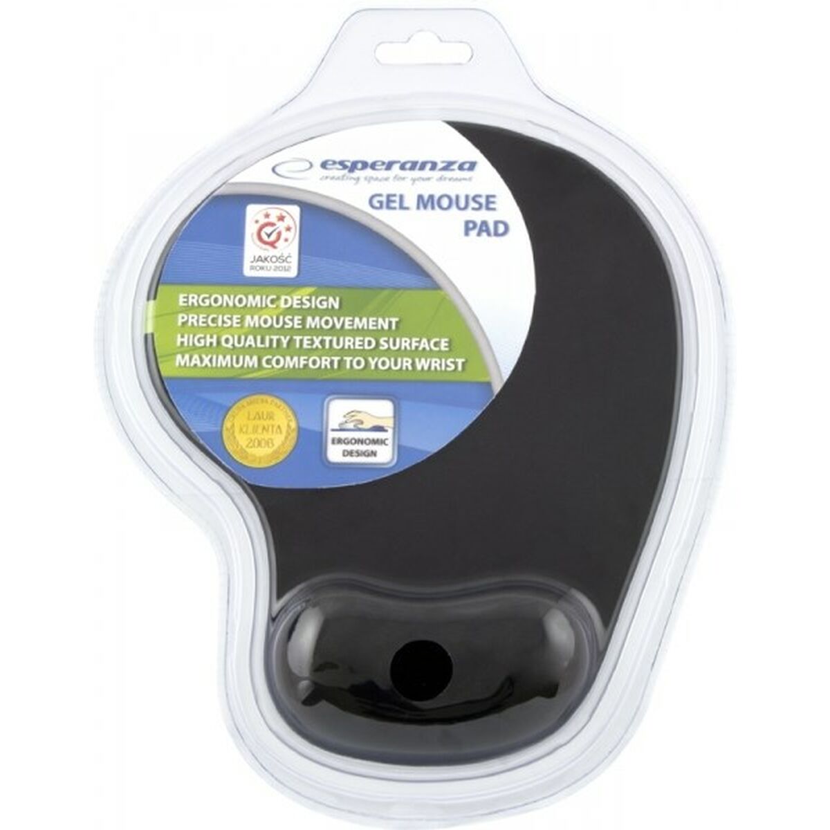Mouse Mat Esperanza EA137K Black Mouse Mat Esperanza EA137K Black