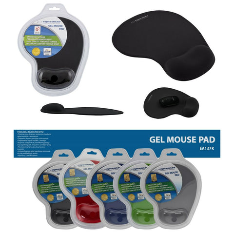 Mouse Mat Esperanza EA137K Black Mouse Mat Esperanza EA137K Black