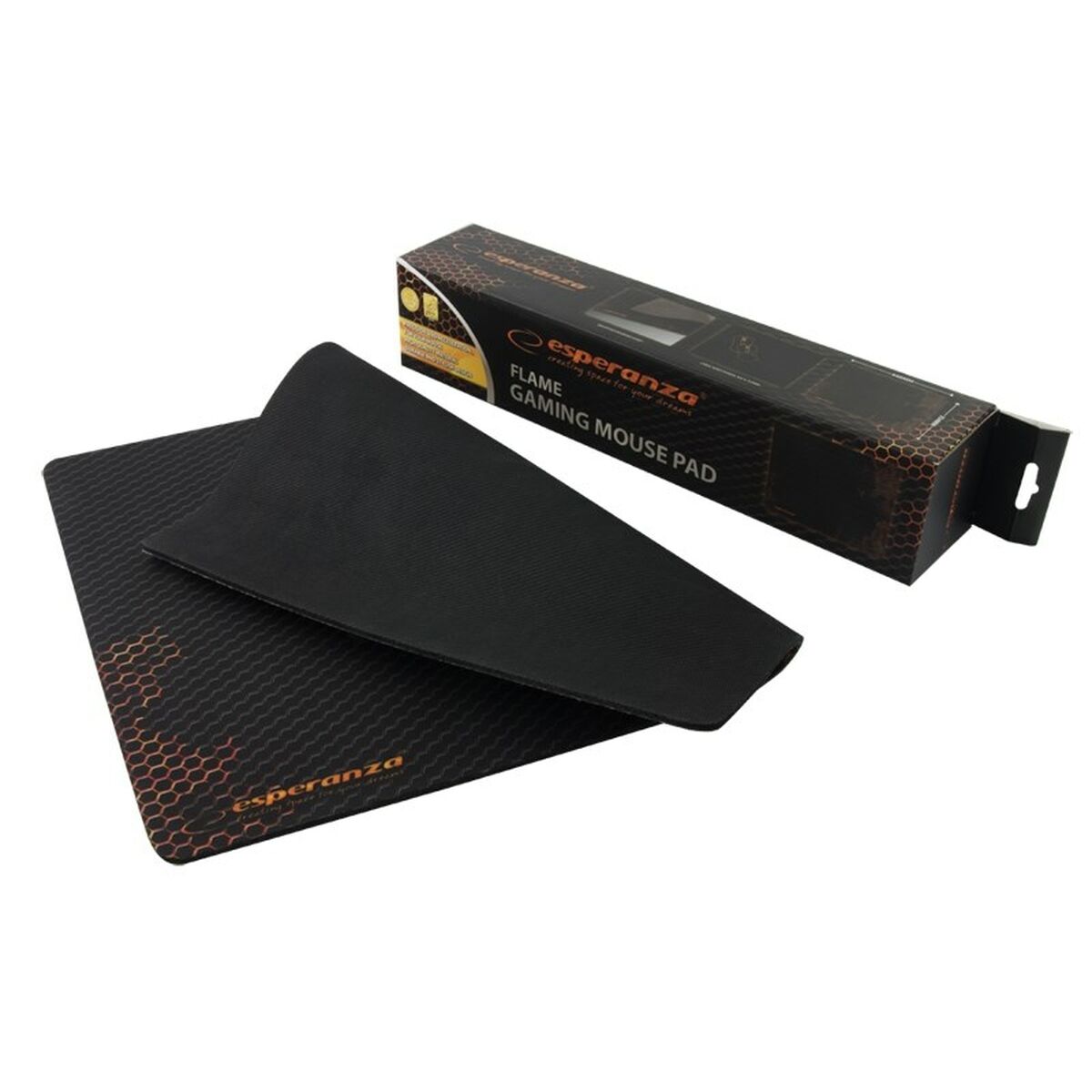 Mouse Mat Esperanza EA146R Black Red Mouse Mat Esperanza EA146R Black Red