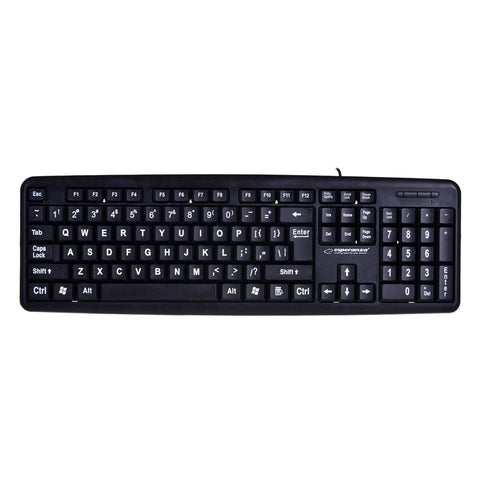 Keyboard Esperanza EK129 Black English QWERTY Keyboard Esperanza EK129 Black English QWERTY