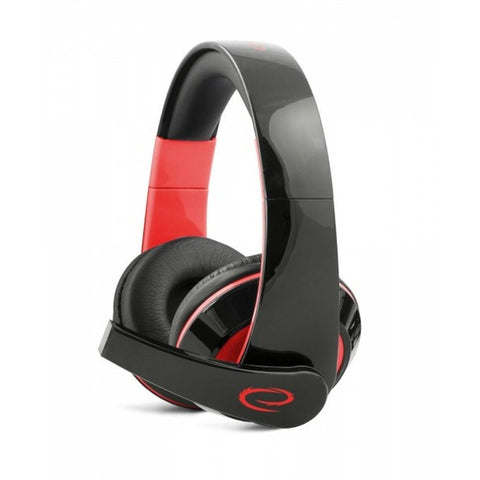 Headphones with Microphone Esperanza EGH300R Black Red Headphones with Microphone Esperanza EGH300R Black Red