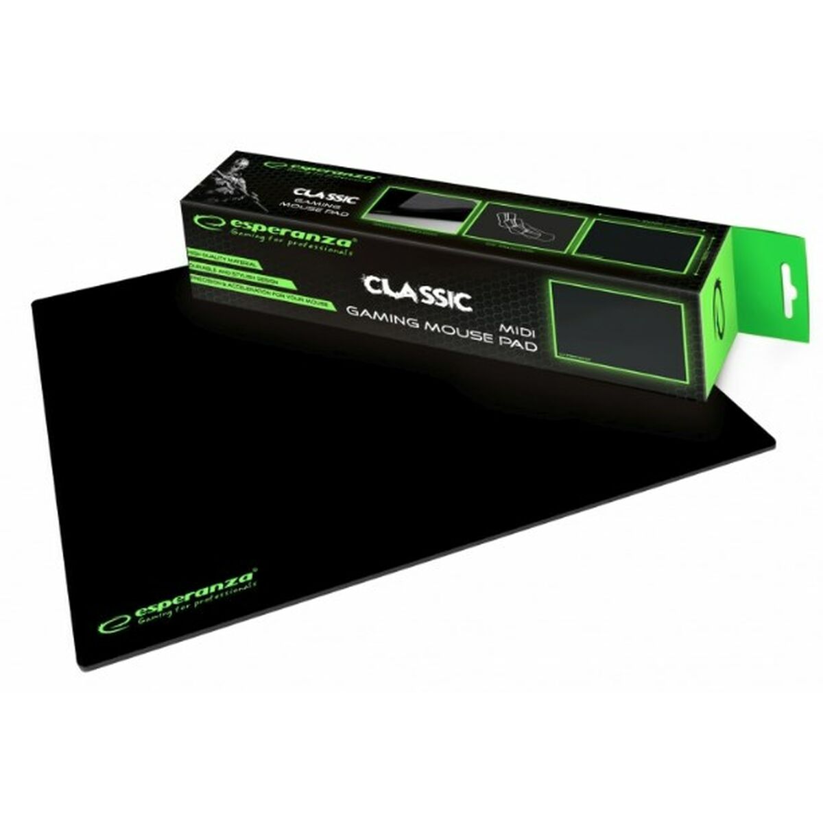 Mouse Mat Esperanza EGP102K Black Mouse Mat Esperanza EGP102K Black