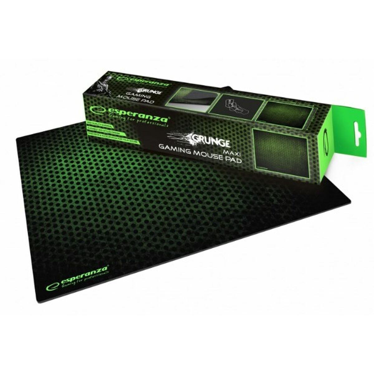 Non-slip Mat Esperanza EGP103G Black Green Black/Green Printed Non-slip Mat Esperanza EGP103G Black Green Black/Green Printed