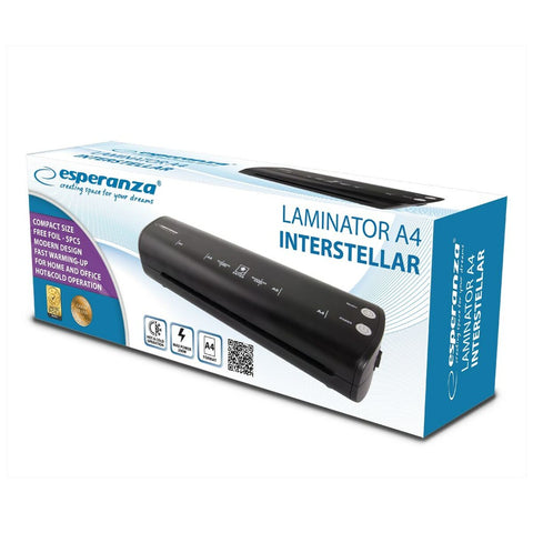 Laminator Esperanza Laminator A4 Interstellar Black Laminator Esperanza Laminator A4 Interstellar Black