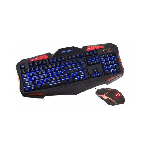 Keyboard and Mouse Esperanza EGK3000 Black Keyboard and Mouse Esperanza EGK3000 Black
