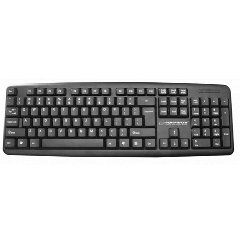 Keyboard Esperanza EK134 Black Multicolour Monochrome Keyboard Esperanza EK134 Black Multicolour Monochrome